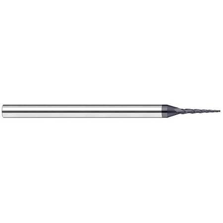Harvey Tool 0.0900 in. Cutter dia. x 0.7200 in.  Carbide Tapered Square End Mill, 3 Flutes, AlTiN Nano Coated 760890-C6